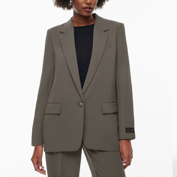 Aritzia Wilfred Generation Blazer Grey Size XS - Picture 2 of 5